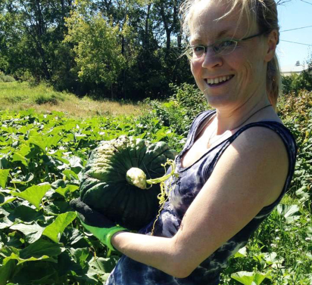 Now that's a pumpkin patch, Charlie Brown. Tara Malinowski, Wishart, Saskatchewan.